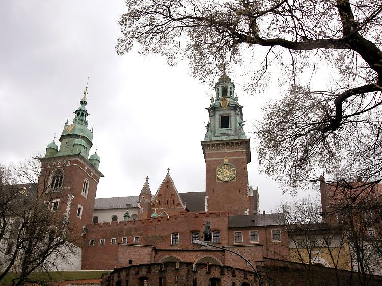 Nationales Denkmal: In der Wawel-Burg in Krakau sind die polnischen Könige begraben.