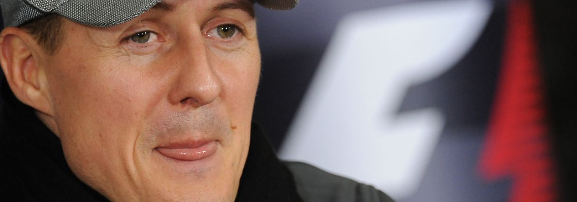 Verhalten optimistisch: Michael Schumacher.