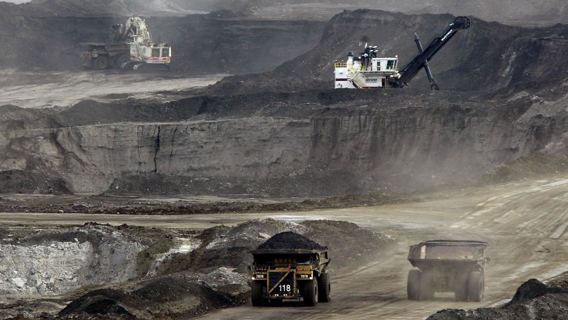 Der Ölsand-Tagebau Albian Sands.