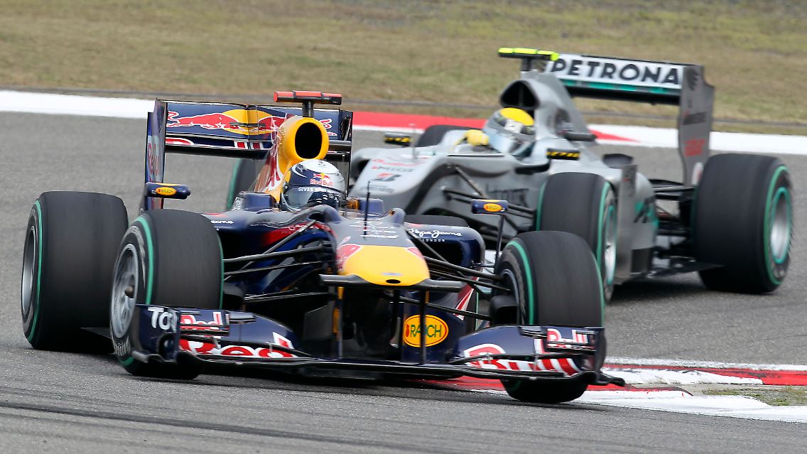 Junge Wilde unter sich: Sebastian Vettel und dahinter Nico Rosberg.