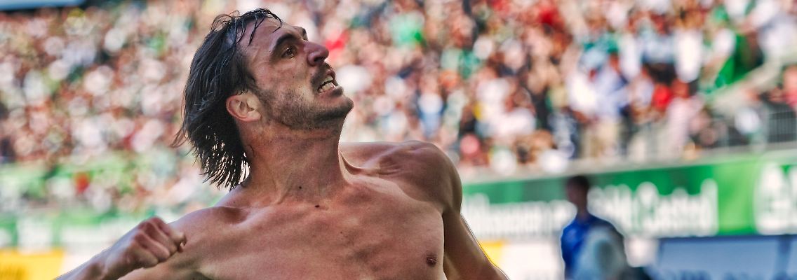 Jubel nach dem Tor: Bremens Gugo Almeida.