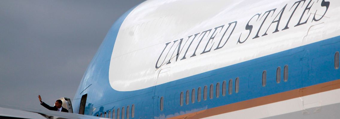 ... und ein Präsident nicht fliegen kann, ...