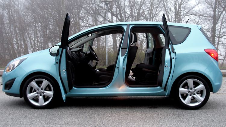 Originelle und praktische Türen: der Opel Meriva bietet Außergewöhliches.