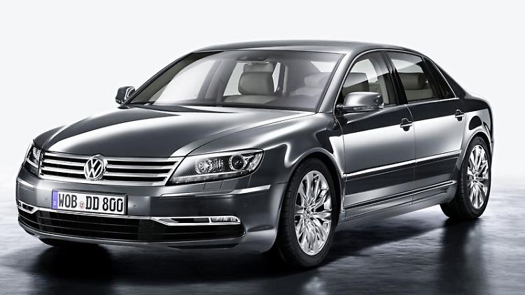 Künftig mit markanterer Front: Volkswagen überarbeitet das Flaggschiff Phaeton.
