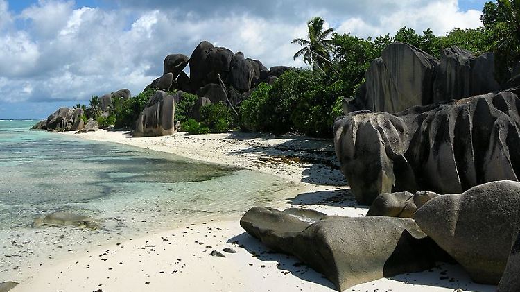 Und der Gewinner ist: Anse Source d'Argent auf der Insel La Digue, Seychellen.