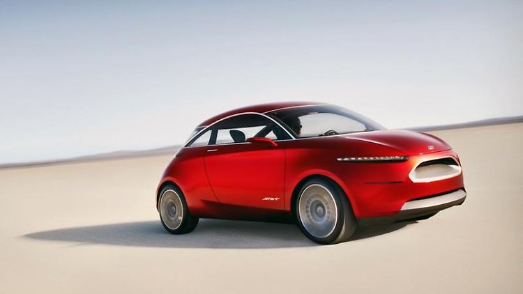Kleinwagen auf Abwegen: Das "Start Concept" ist Fords Entwurf für ein neues Stadtauto.