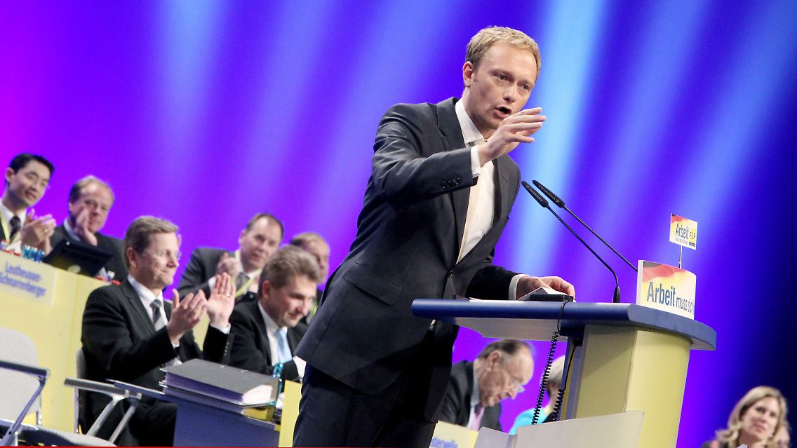Jetzt offiziell in die Führungsriege der Partei aufgenommen: Christian Lindner.