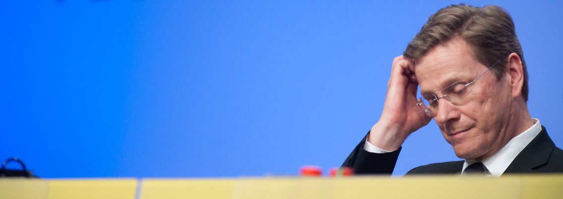 "Wir müssen uns anstrengen", sagte FDP-Chef Westerwelle am Wahlabend.