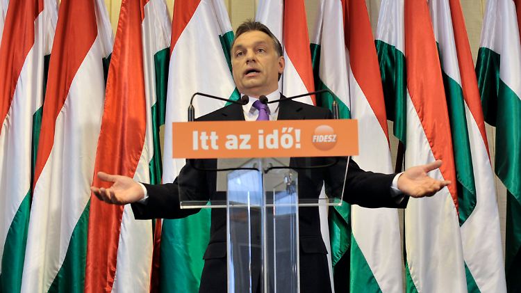 Fidesz-Chef Viktor Orban kann künftig auf eine große Mehrheit im Parlament bauen.
