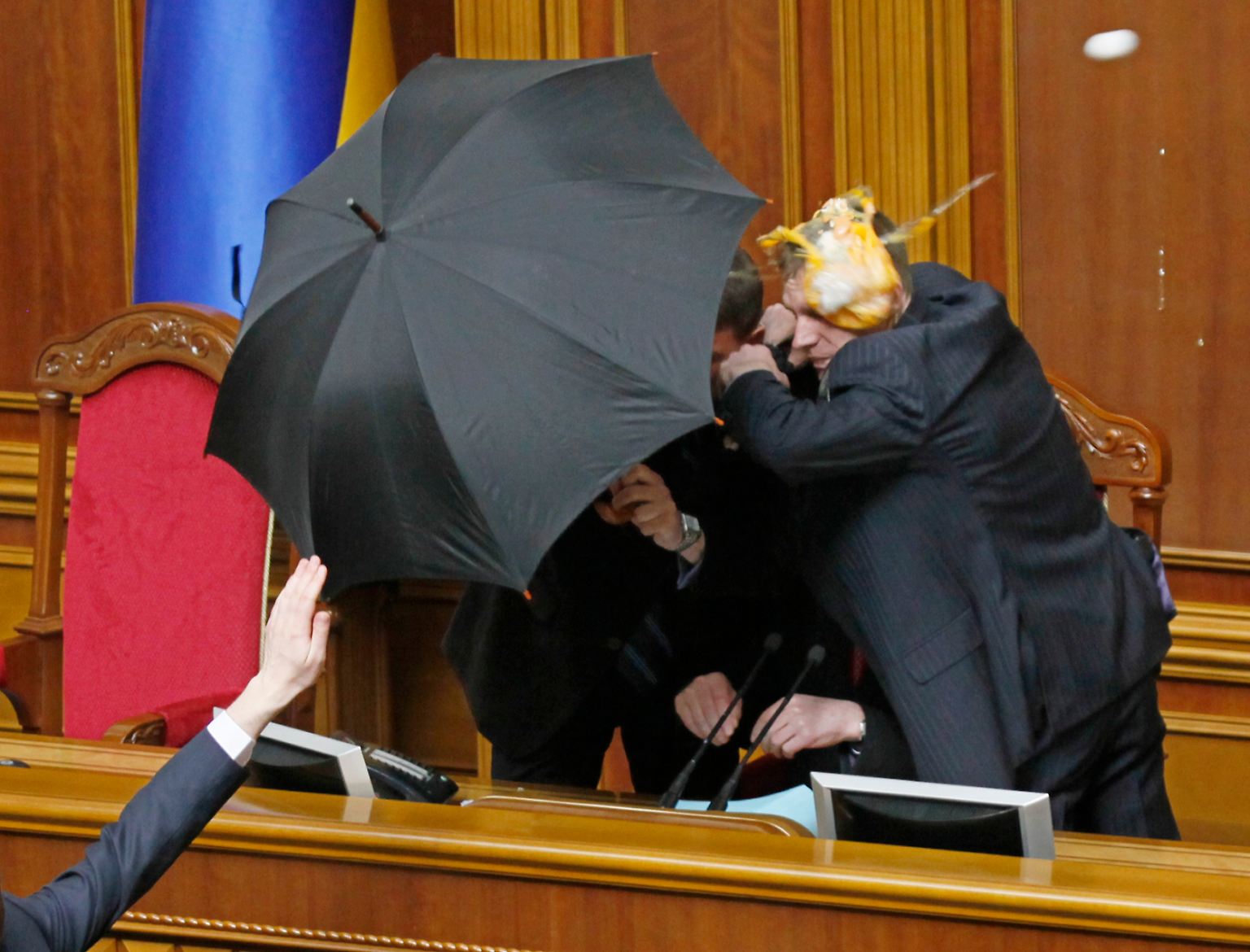 Es geht temperamentvoll zu in der Ukraine. 