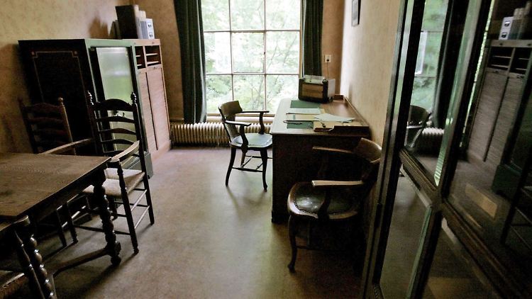 Das Büro von Anne Franks Vater Otto im Anne-Frank-Haus.
