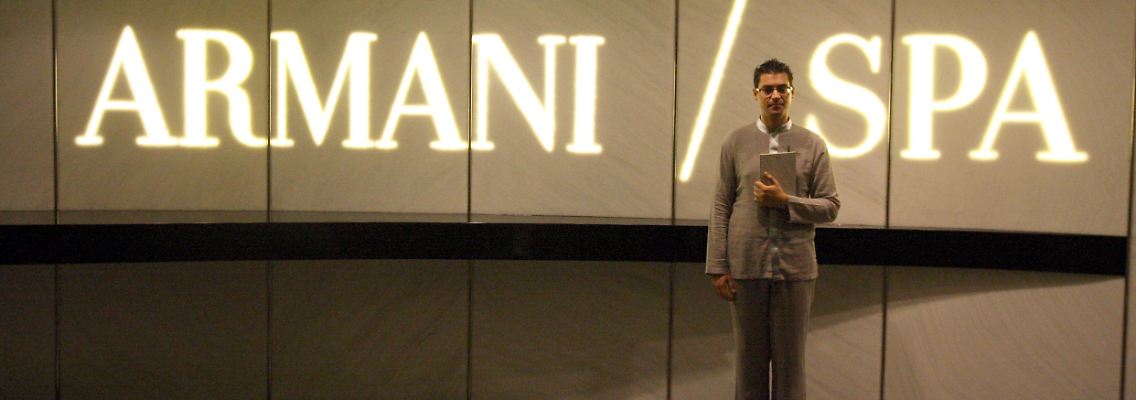 Wer möchte nicht mal in den Armani Spa?
