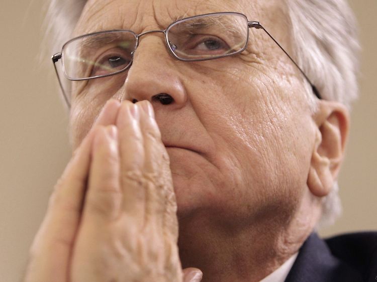 Kenn die Psochologie der Märkte und blickt auf eine rennende Herde: Jean-Claude Trichet.