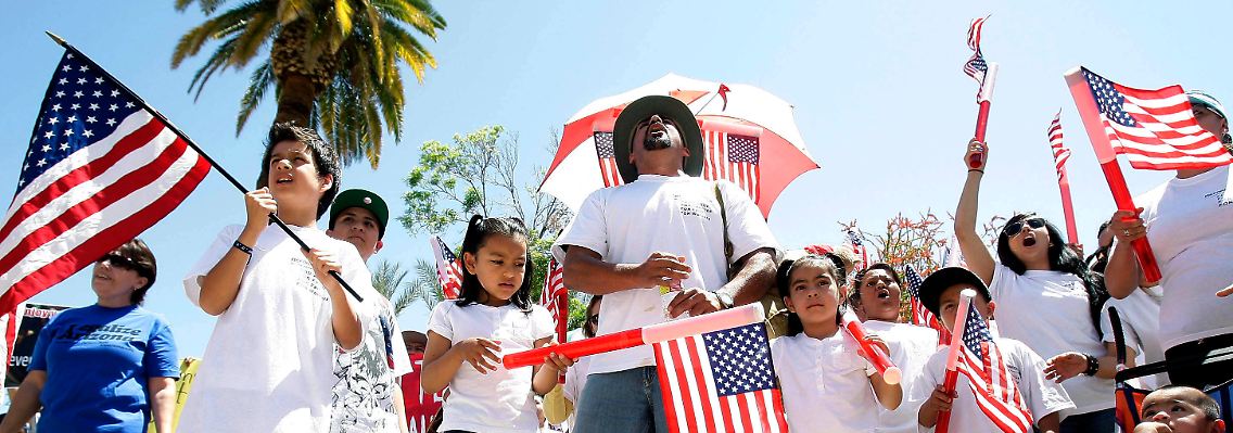 Das Einwanderungsgesetz ruft auch in den USA Proteste hervor.