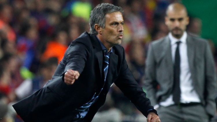 Triumphator im Camp Nou: Jose Mourinho.