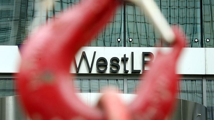Die WestLB ist am Haken der Finanzkrise.