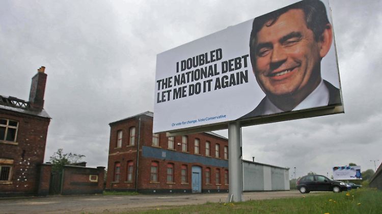 Brown musste sich im kurzen Wahlkampf einiges anhören.