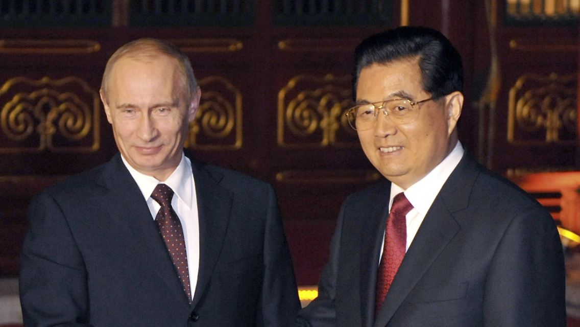 Wladimir Putin und Hu Jintao.
