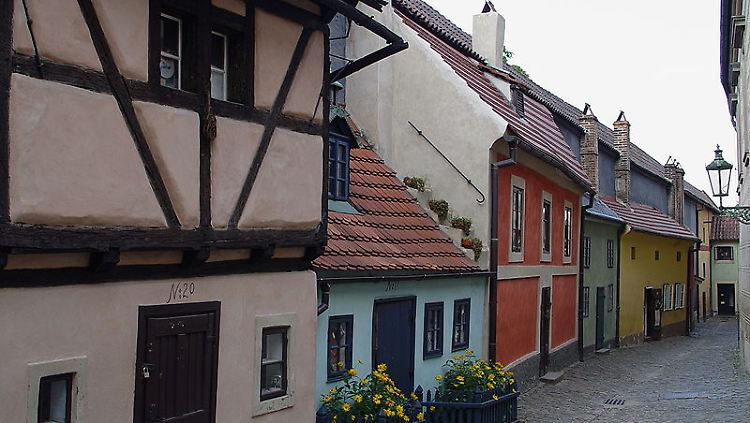 Im "Goldenen Gässchen".