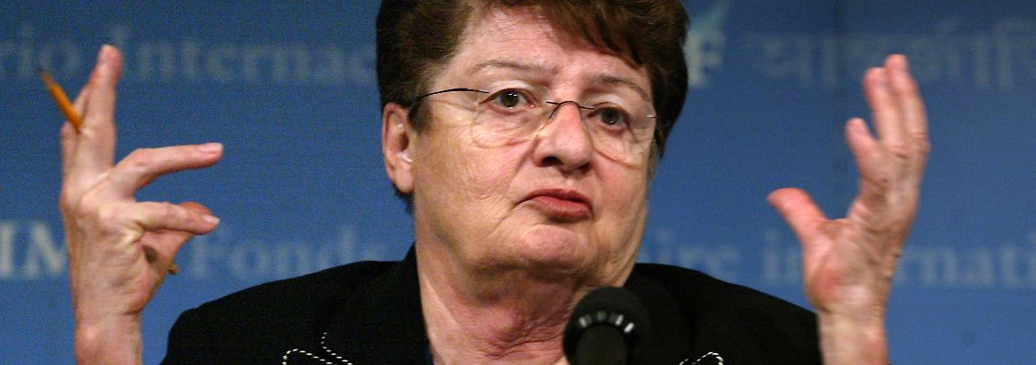 Anne Krueger, Ex-Vizepräsidentin des IWF, regte 2001 ein Regelwerk bei drohenden Staatspleiten an, ...