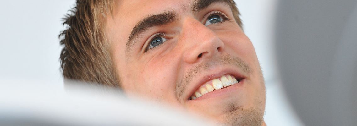 Strahlende Konstante: Philipp Lahm.
