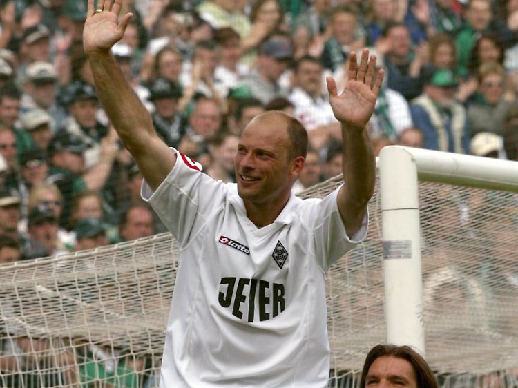 So kennen wir ihn: Arie van Lent im trikot von Borussia Mönchengladbach.