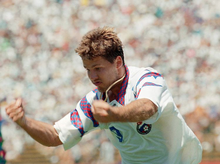 Oleg Salenko war 1994 der beste WM-Torjäger - weil er allein gegen Kamerun fünf Treffer erzielt hat.