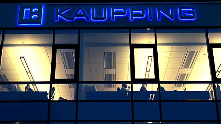 Die Zentrale der Großbank Kaupthing im Oktober 2008.