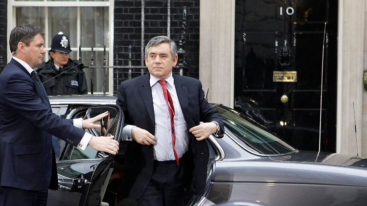 Brown möchte die Downing Street nicht verlassen.