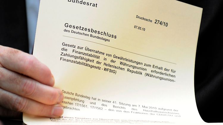 Das Gesetz für die Griechenland-Hilfe ist vom Bundespräsidenten unterschrieben und kann nun in Kraft treten.
