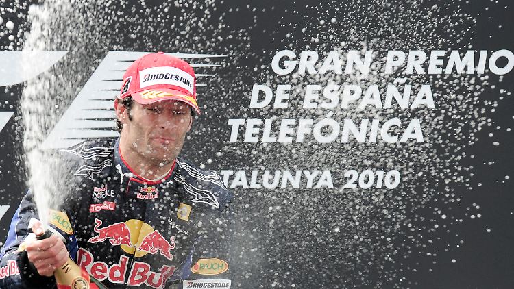 Klar der Schnellste: Mark Webber im Red Bull.