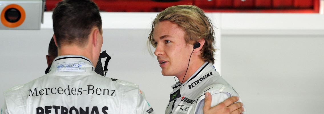 Für Nico Rosberg ging schief, was schief gehen kann. Für Michael Schumacher lief es besser, aber nicht so gut wie erhofft.