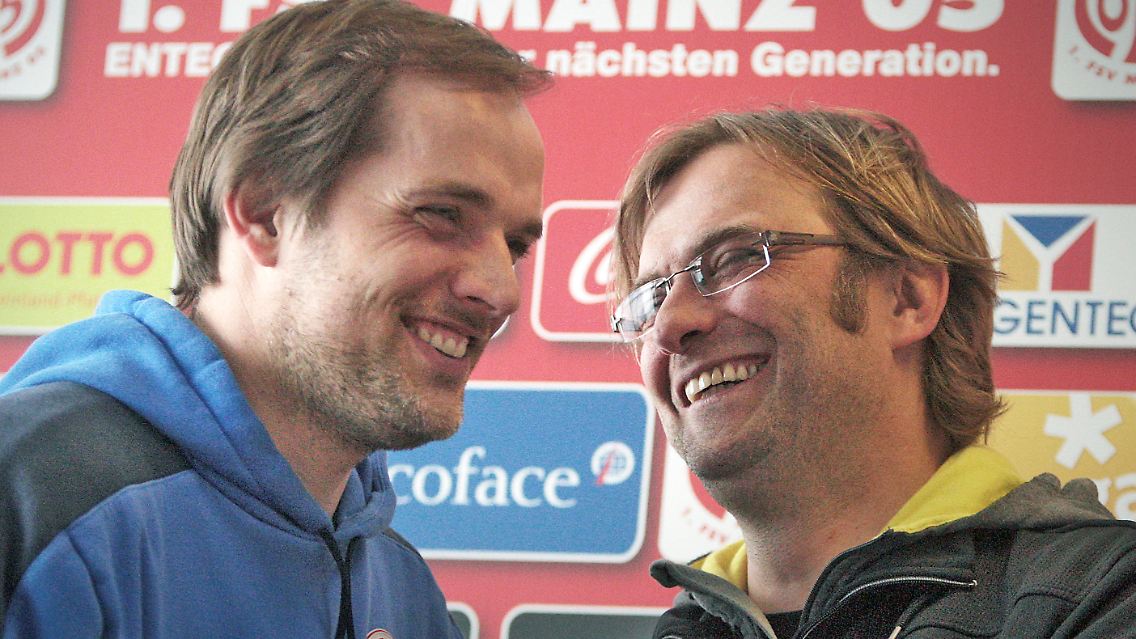 "Wir rasieren uns nicht immer gründlich": Thomas Tuchel und Jürgen Klopp.