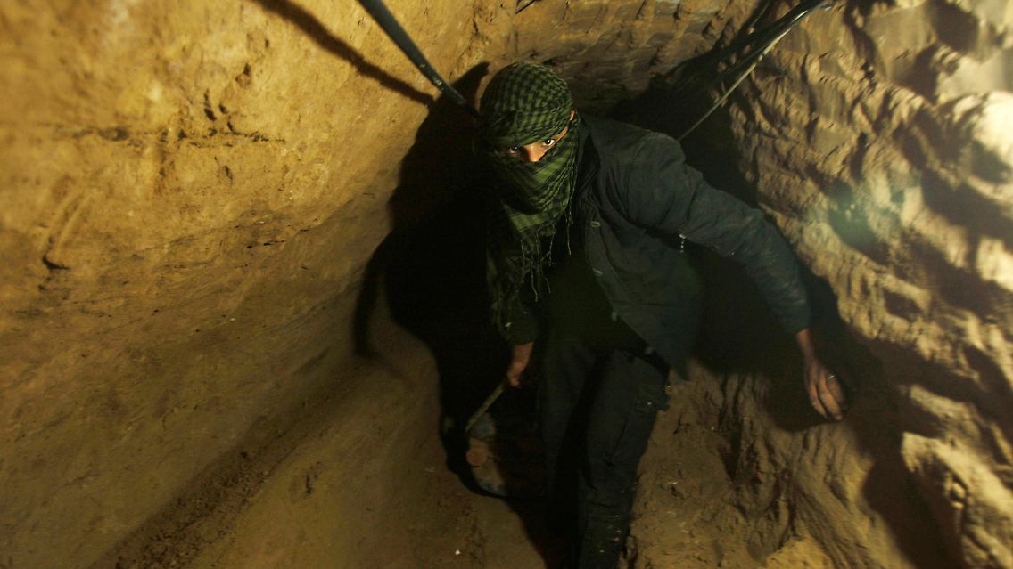 Auch Schmugglertunnel im Gazastreifen waren Ziel der israelischen Luftangriffe.