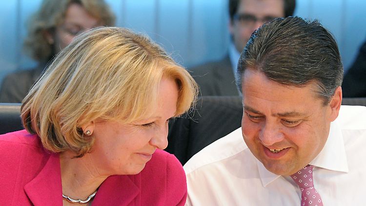Hannelore Kraft und Sigmar Gabriel schmieden Pläne für die Zukunft- wie bunt wird sie sein? 