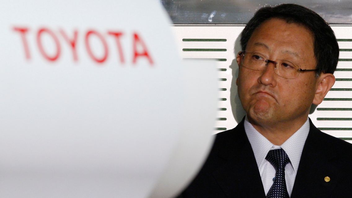 Akio Toyoda präsentiert ganz ordentliche Zahlen.