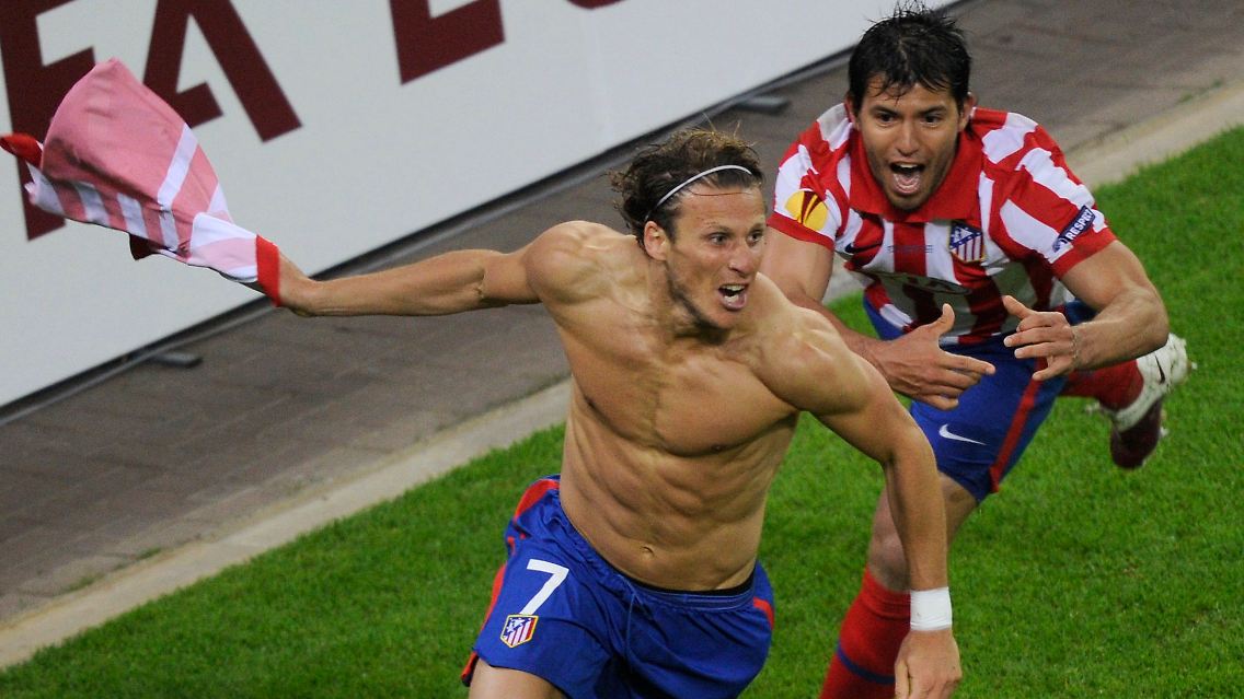 Matchwinner: Diego Forlan brachte Atletico zwischenzeitlich verdient in Führung. In der Verlängerung war er erneut zur Stelle.