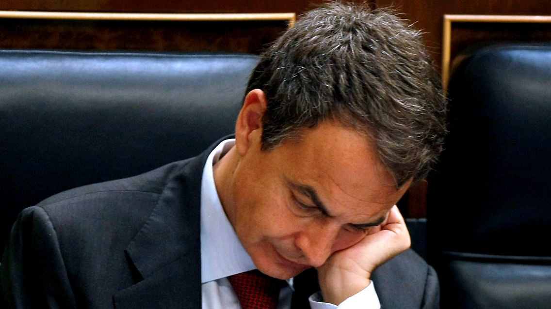 Sorgen über Sorgen: Jose Luis Rodriguez Zapatero nimmt den Kampf gegen das Haushaltsdefizit auf.