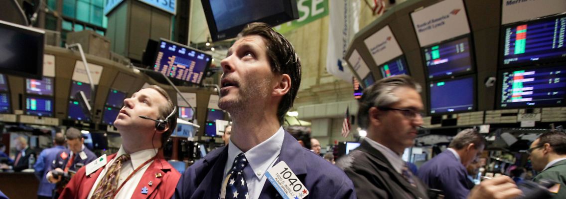 Der Markt ist ein "Moralzehrer", aus sich bringt er keine Moral hervor - Händler an der Börse von New York.