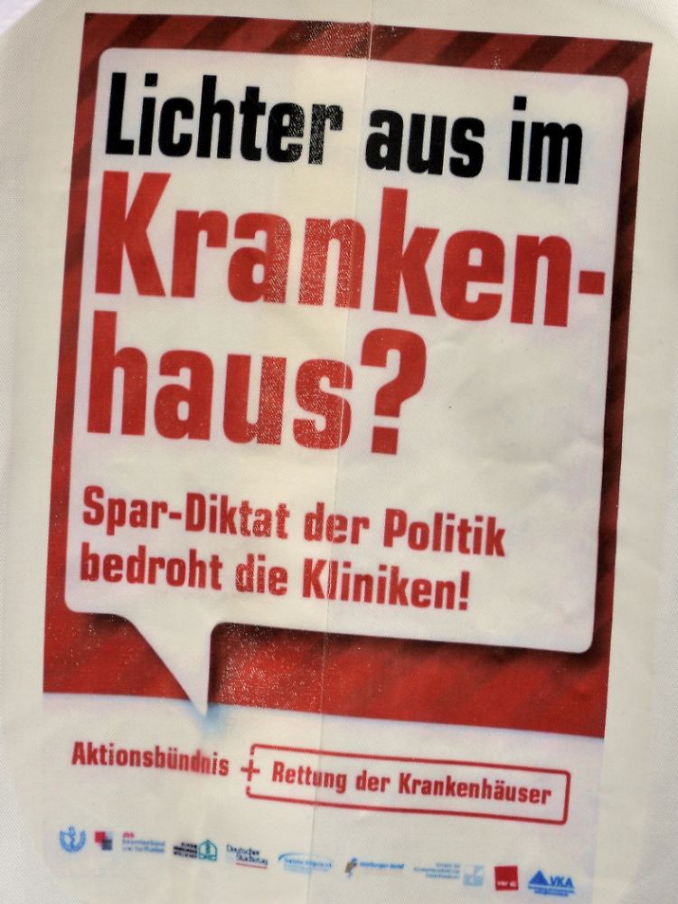 Tausende Ärzte gingen in München auf die Straße.