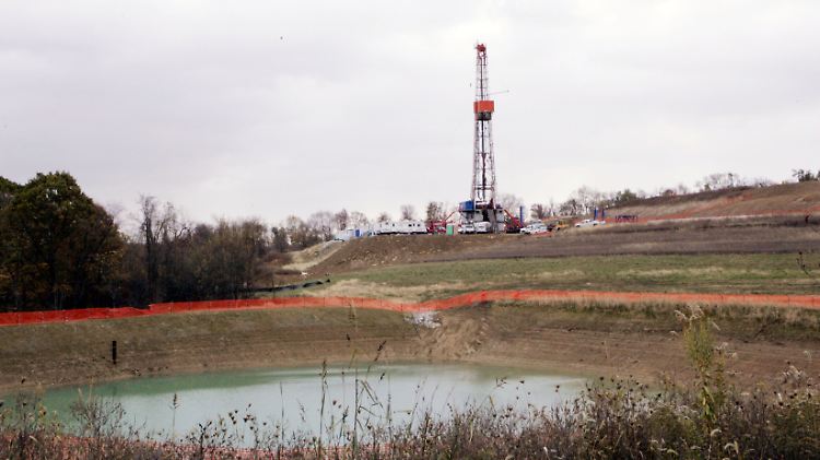 Eine Bohrung im Marcellus Shale in Pennsylvania.