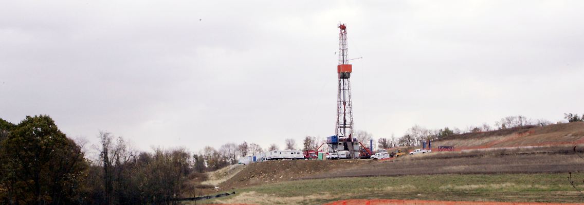 Eine Bohrung im Marcellus Shale in Pennsylvania.