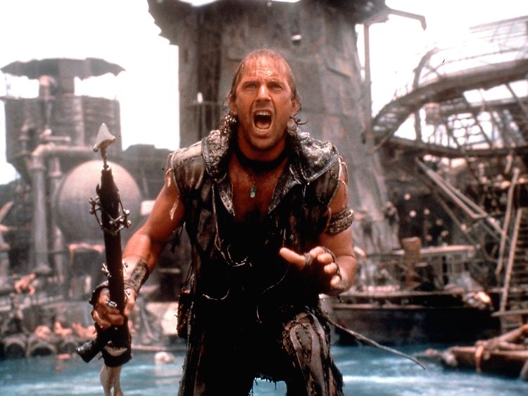 Kevin Costner will nicht nur auf der Leinwand in "Waterworld" den Helden spielen, sondern auch den Golf von Mexiko vor der Ölpest befreien.