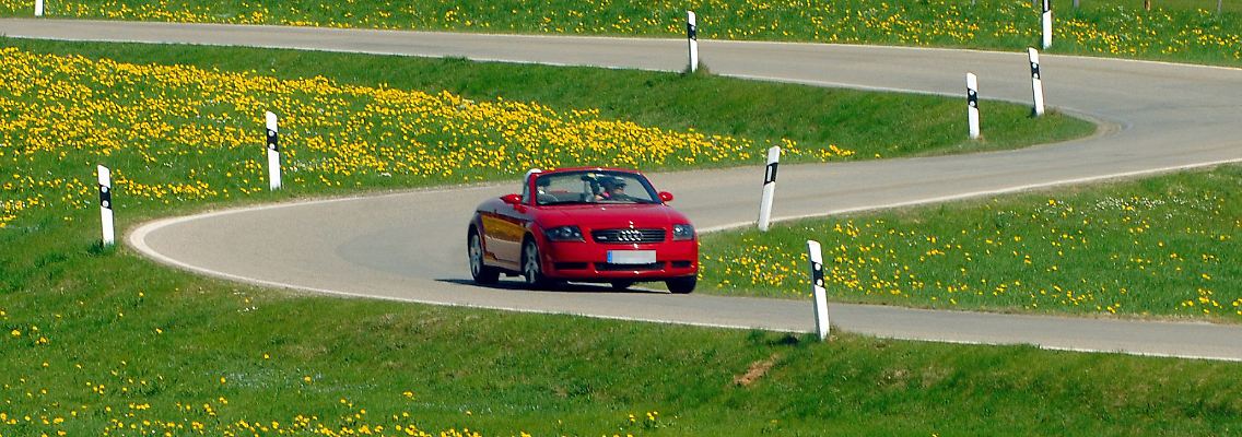 Dieser Tage kann eine Tour im Cabrio schnell ins Wasser fallen.