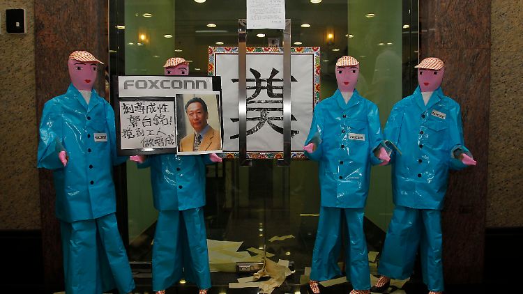 Die "Werkbank der Welt": An billigen Arbeitskräften mangelt es China nicht. Mehr als 100 Millionen Wanderarbeiter verdingen sich hier.
