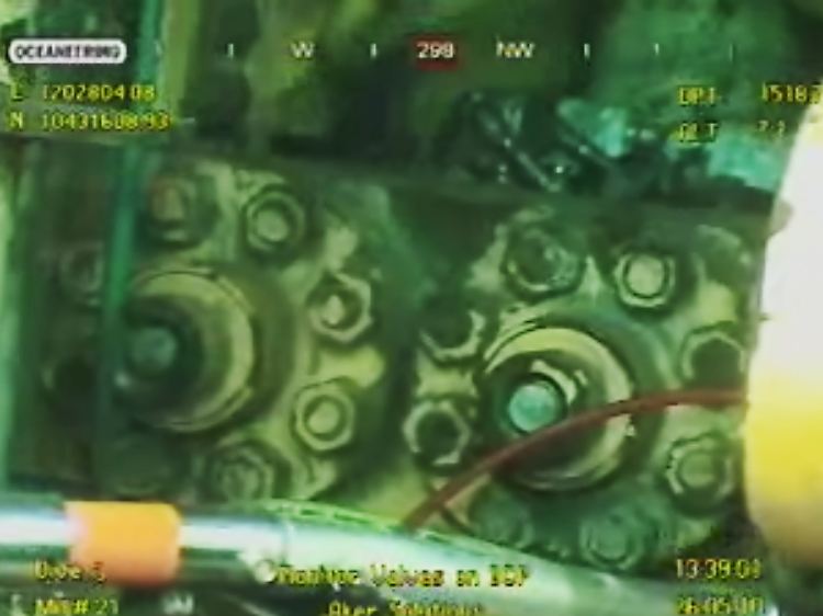 Ein Teil der "Schlammkanone".