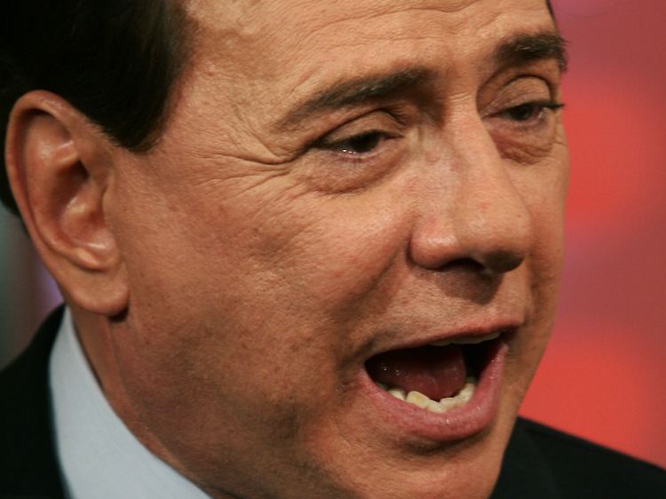 ... findet sein "Nachfolger" Silvio Berlusconi.