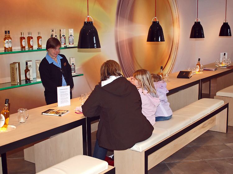 Im Visitors Centre von Glen Grant in Rothes gibt es Informationen rund um Malt Whisky - probieren dürfen aber nur Erwachsene.
