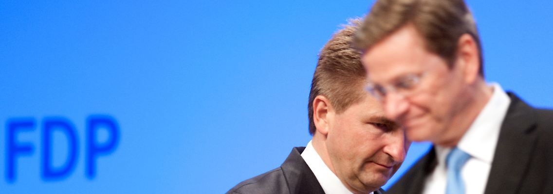 Pinkwart und Westerwelle möchten auf ihren jeweiligen Position weiter an der Macht bleiben.