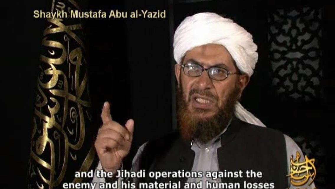 Al-Jasid in einer seiner Videobotschaften.
